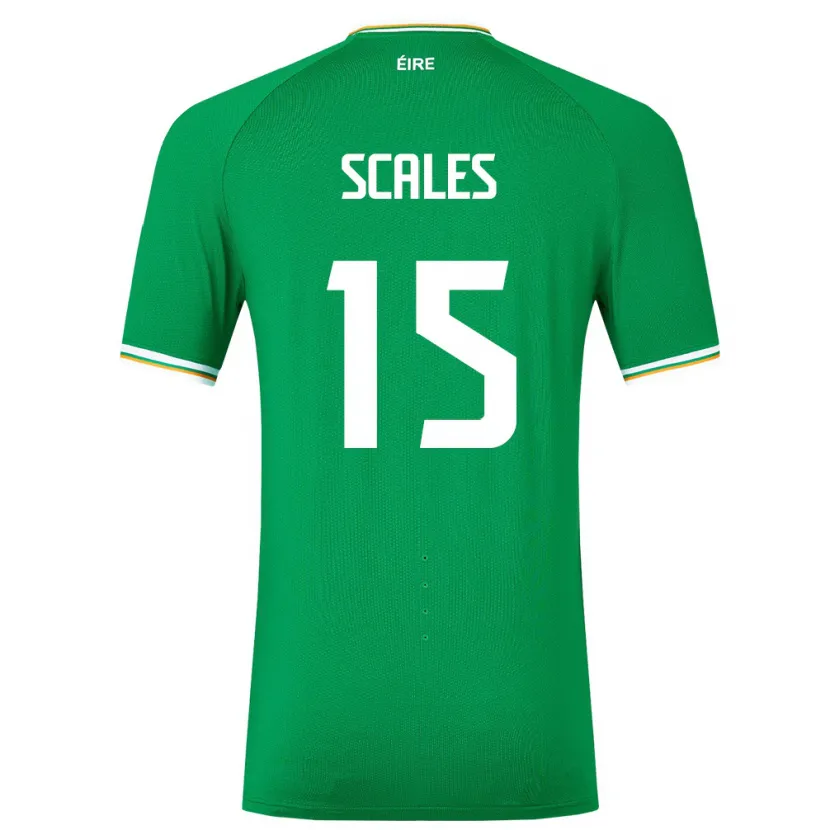 Danxen Kid Ireland Liam Scales #15 Green Home Jersey 24-26 T-Shirt