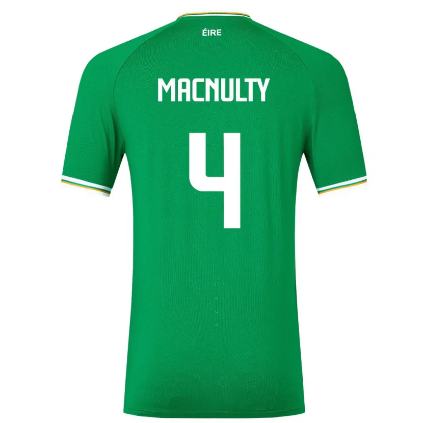 Danxen Kid Ireland Anselmo García Macnulty #4 Green Home Jersey 24-26 T-Shirt