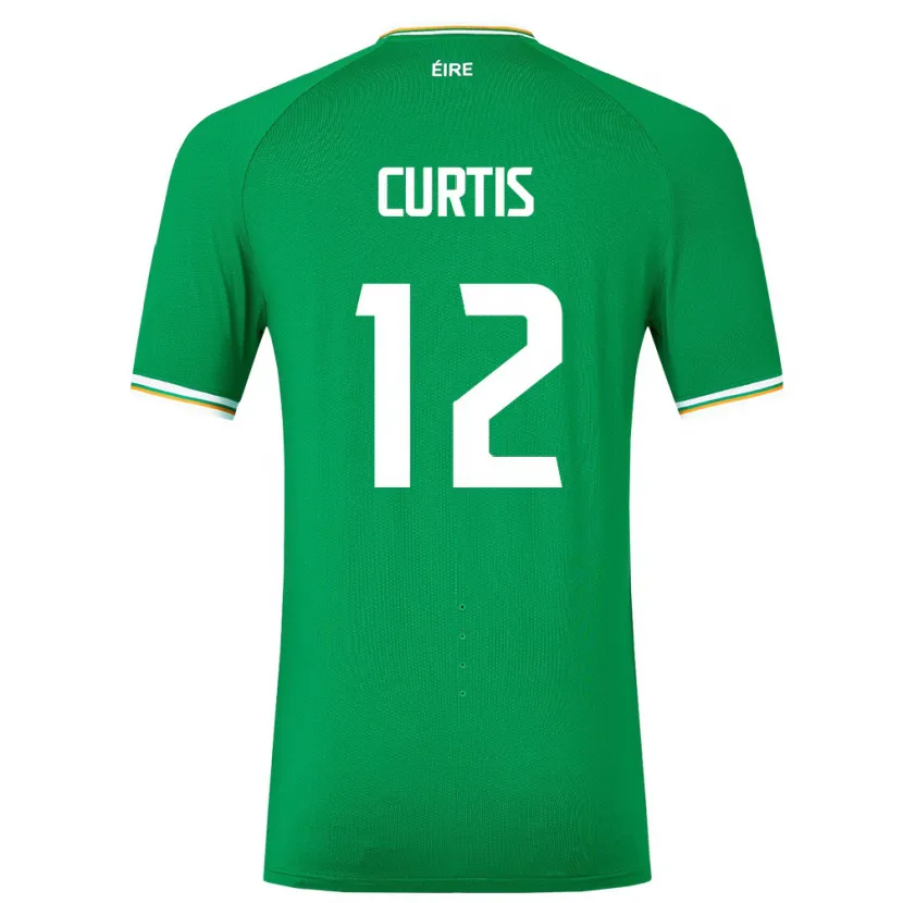 Danxen Kid Ireland Sam Curtis #12 Green Home Jersey 24-26 T-Shirt