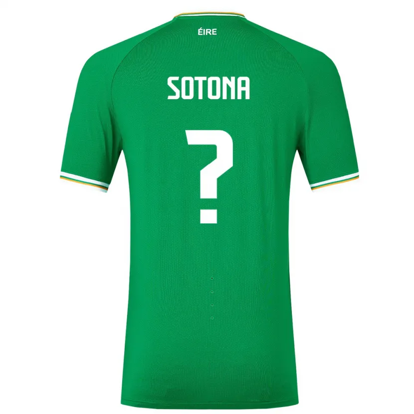 Danxen Kid Ireland Deji Sotona #0 Green Home Jersey 24-26 T-Shirt