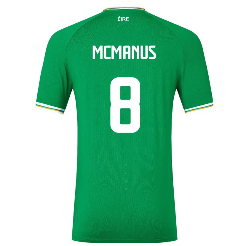 Danxen Kid Ireland James Mcmanus #8 Green Home Jersey 24-26 T-Shirt