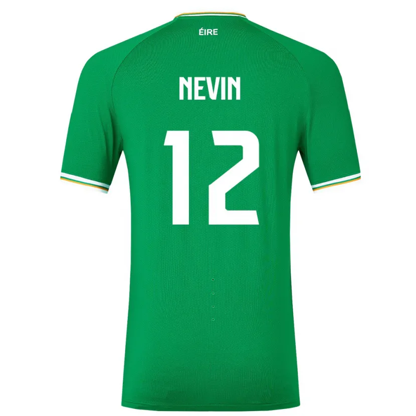 Danxen Kid Ireland Harry Nevin #12 Green Home Jersey 24-26 T-Shirt