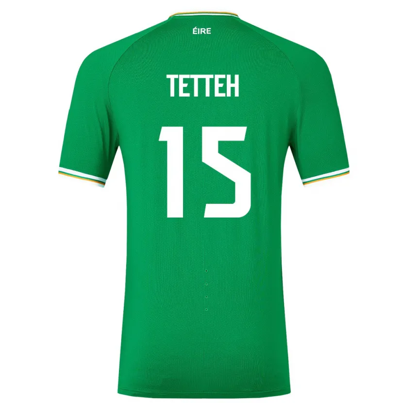 Danxen Kid Ireland Gideon Tetteh #15 Green Home Jersey 24-26 T-Shirt