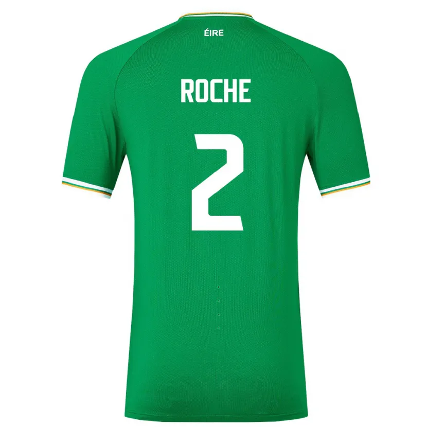 Danxen Kid Ireland James Roche #2 Green Home Jersey 24-26 T-Shirt