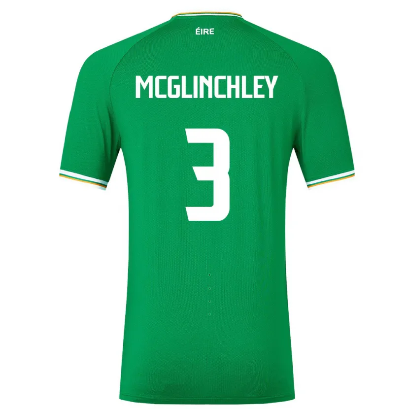 Danxen Kid Ireland Harry Mcglinchley #3 Green Home Jersey 24-26 T-Shirt