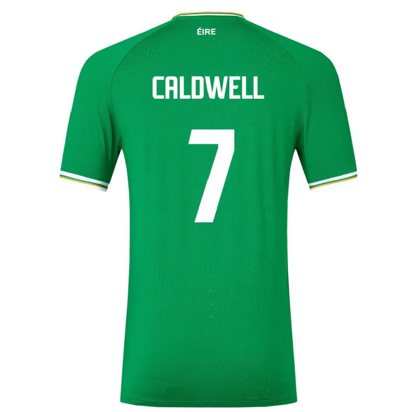 Danxen Kid Ireland Diane Caldwell #7 Green Home Jersey 24-26 T-Shirt