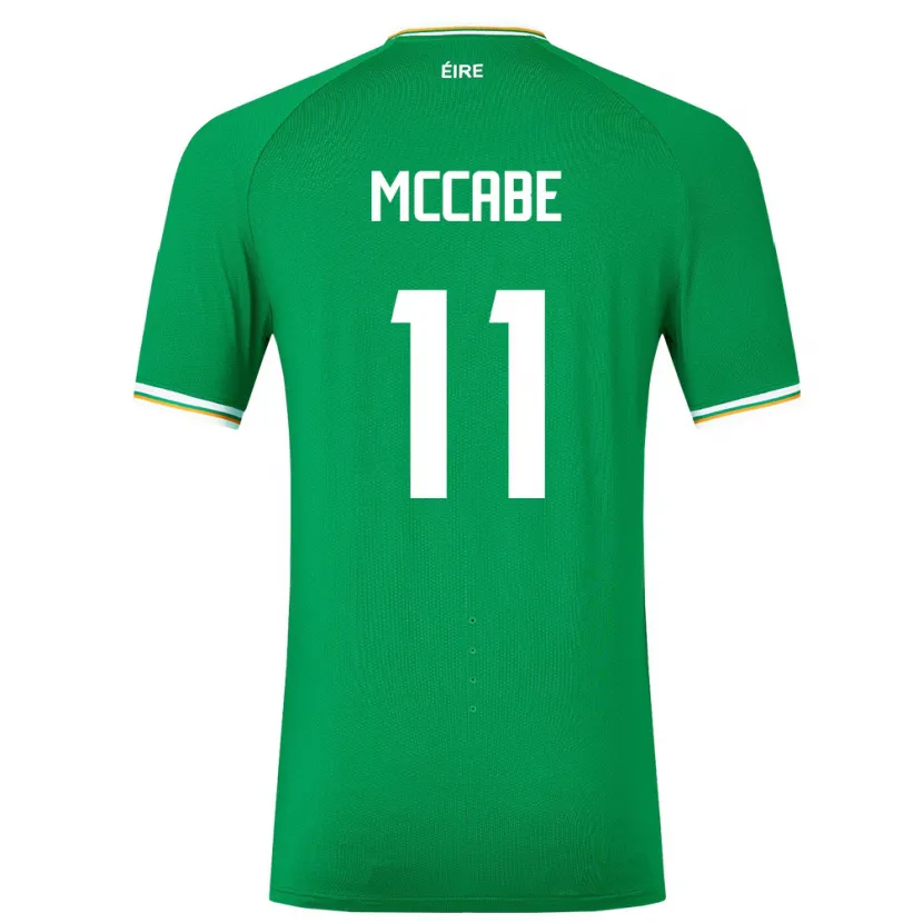 Danxen Kid Ireland Katie Mccabe #11 Green Home Jersey 24-26 T-Shirt