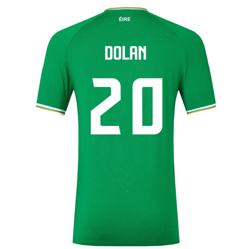 Danxen Kid Ireland Ellen Dolan #20 Green Home Jersey 24-26 T-Shirt