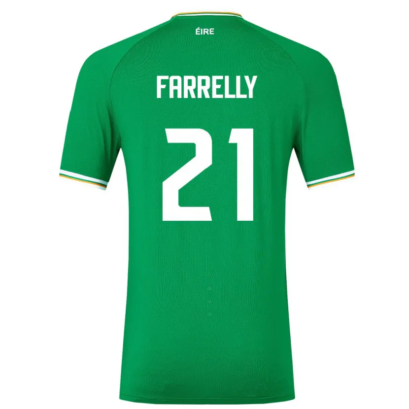 Danxen Kid Ireland Sinead Farrelly #21 Green Home Jersey 24-26 T-Shirt