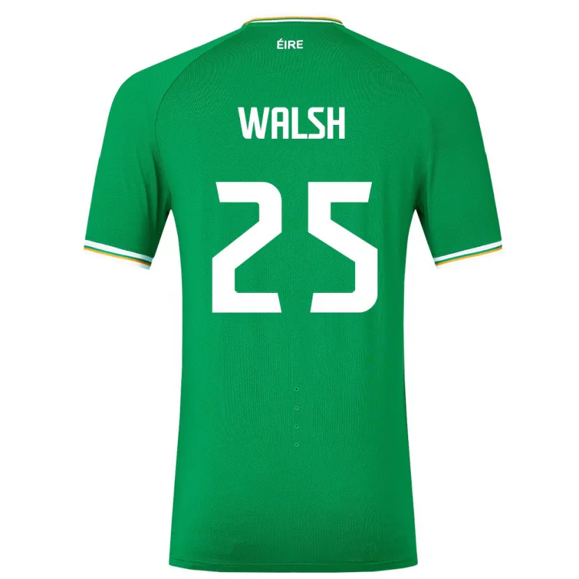 Danxen Kid Ireland Megan Walsh #25 Green Home Jersey 24-26 T-Shirt