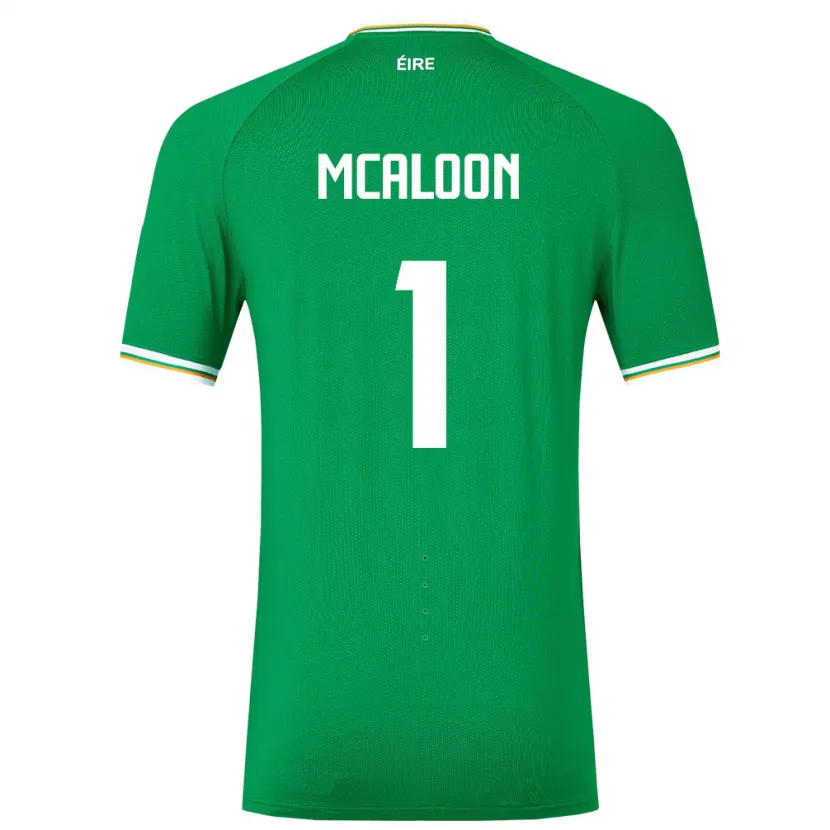 Danxen Kid Ireland Naoisha Mcaloon #1 Green Home Jersey 24-26 T-Shirt