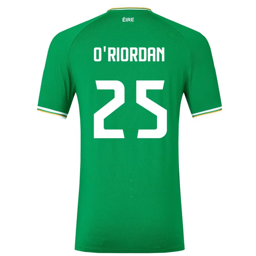 Danxen Kid Ireland Claire O'riordan #25 Green Home Jersey 24-26 T-Shirt