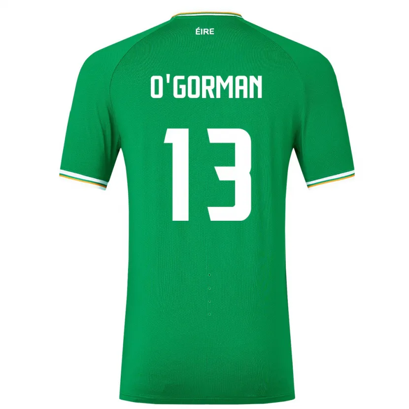 Danxen Kid Ireland Áine O'gorman #13 Green Home Jersey 24-26 T-Shirt