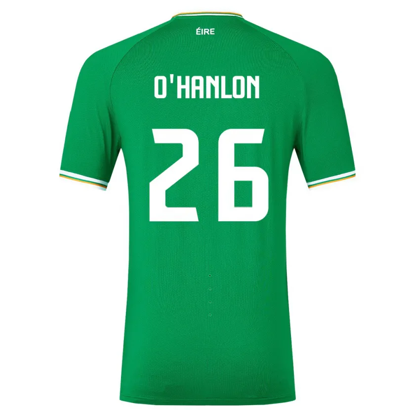 Danxen Kid Ireland Tara O'hanlon #26 Green Home Jersey 24-26 T-Shirt