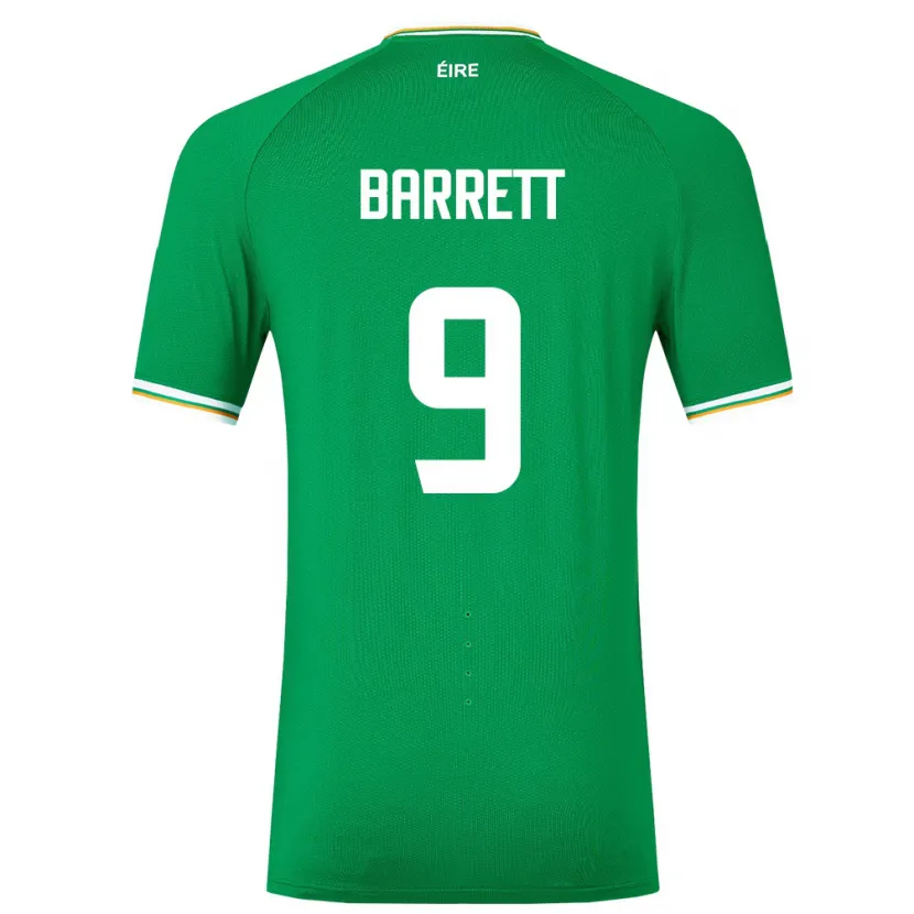 Danxen Kid Ireland Amber Barrett #9 Green Home Jersey 24-26 T-Shirt