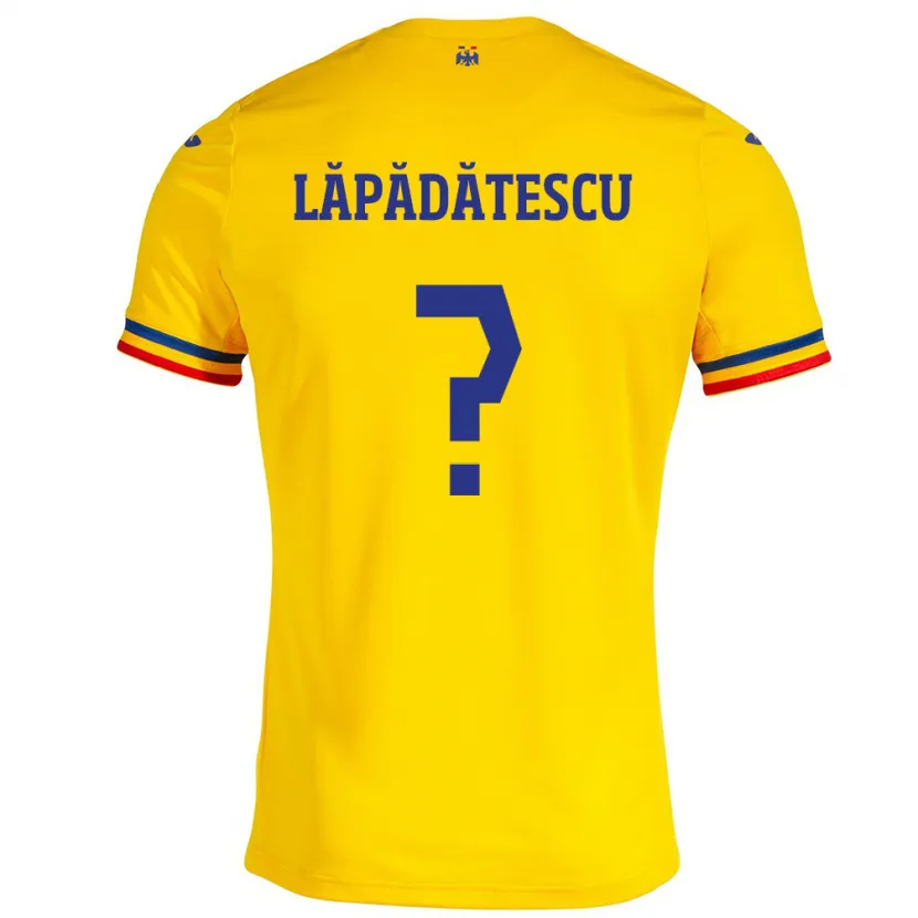 Danxen Kid Romania Robert Lăpădătescu #0 Yellow Home Jersey 24-26 T-Shirt