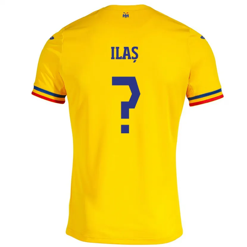 Danxen Kid Romania Narcis Ilaș #0 Yellow Home Jersey 24-26 T-Shirt