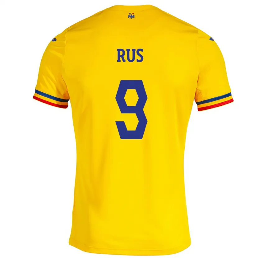 Danxen Kid Romania Laura Rus #9 Yellow Home Jersey 24-26 T-Shirt