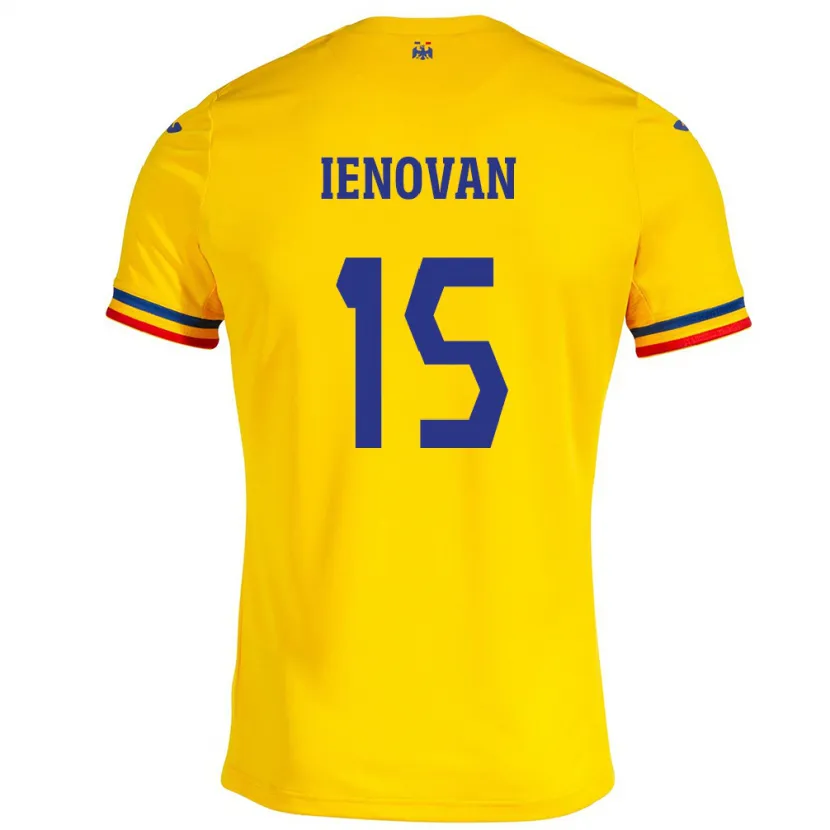 Danxen Kid Romania Bianca Ienovan #15 Yellow Home Jersey 24-26 T-Shirt