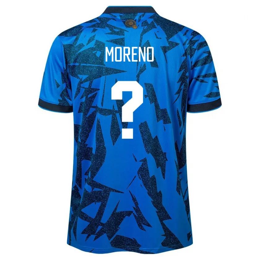 Danxen Kid El Salvador Amando Moreno #0 Blue Home Jersey 24-26 T-Shirt