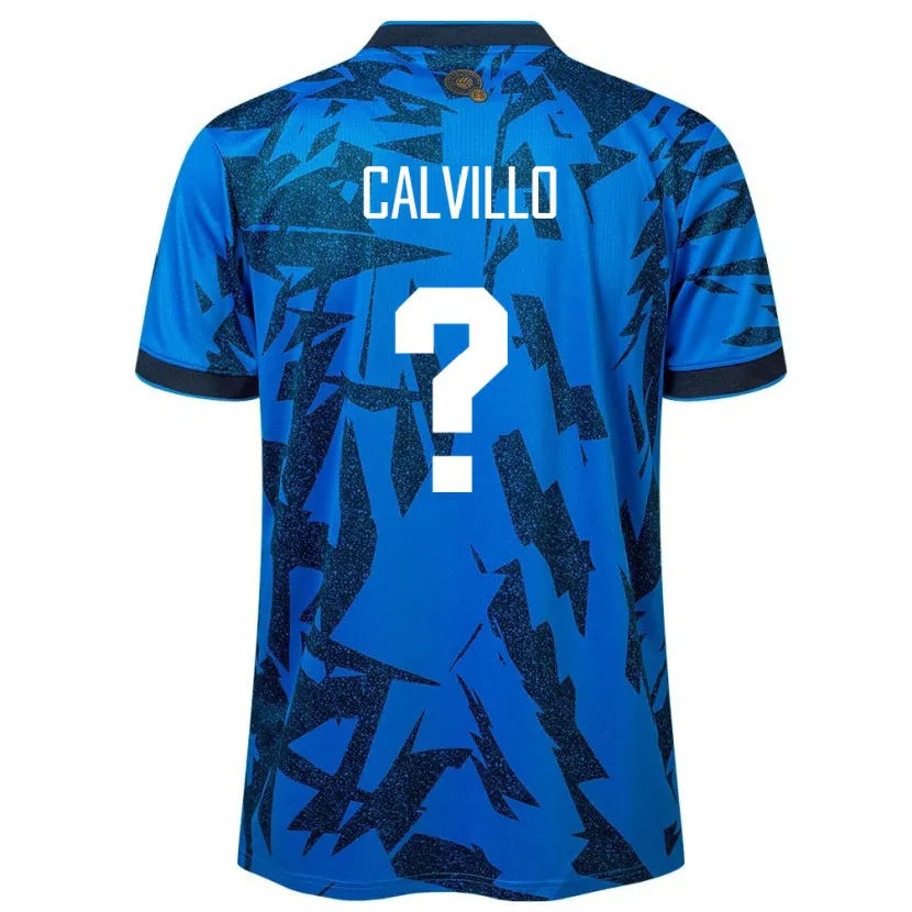 Danxen Kid El Salvador Eric Calvillo #0 Blue Home Jersey 24-26 T-Shirt