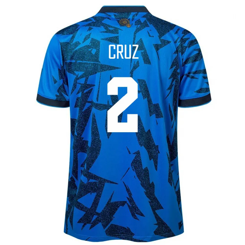 Danxen Kid El Salvador Melvin Cruz #2 Blue Home Jersey 24-26 T-Shirt