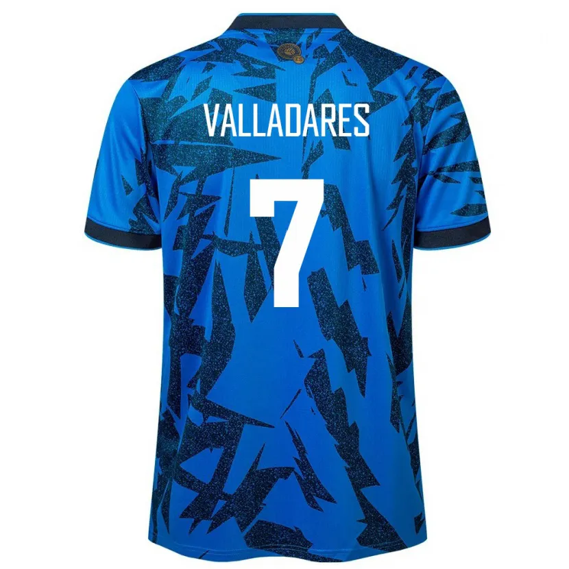 Danxen Kid El Salvador Jefferson Valladares #7 Blue Home Jersey 24-26 T-Shirt