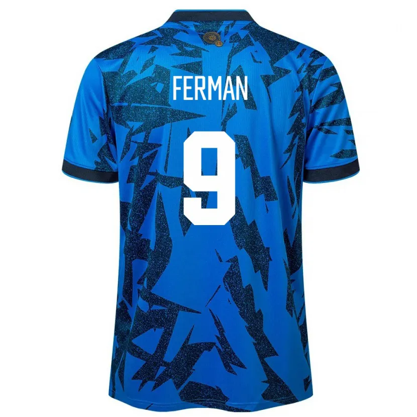 Danxen Kid El Salvador Javier Ferman #9 Blue Home Jersey 24-26 T-Shirt