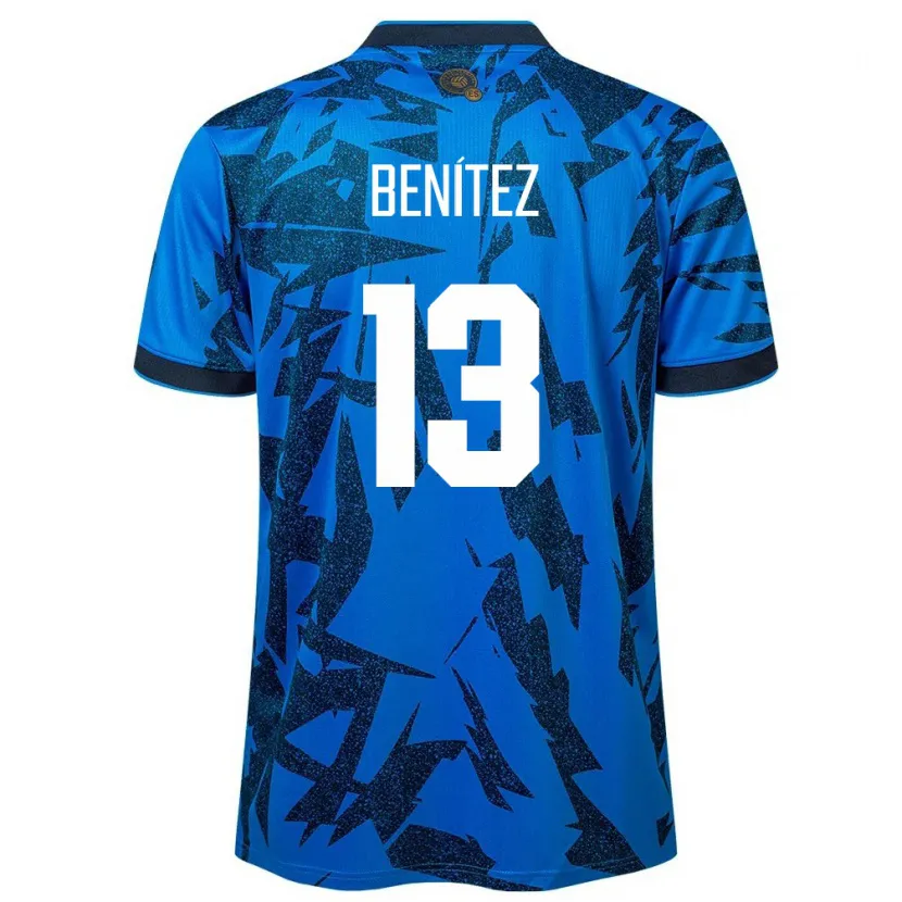 Danxen Kid El Salvador Tereso Benítez #13 Blue Home Jersey 24-26 T-Shirt