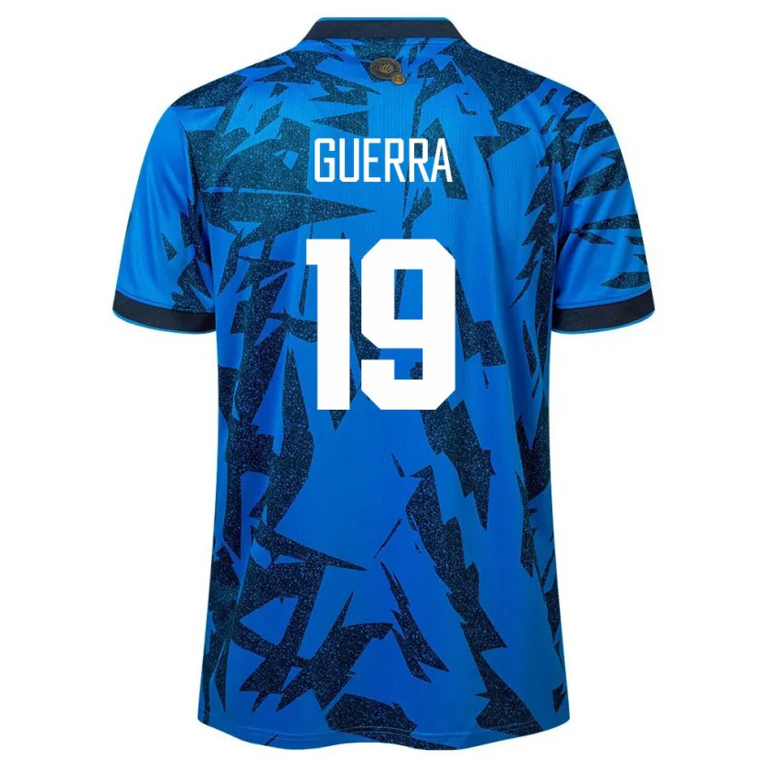 Danxen Kid El Salvador Steven Guerra #19 Blue Home Jersey 24-26 T-Shirt