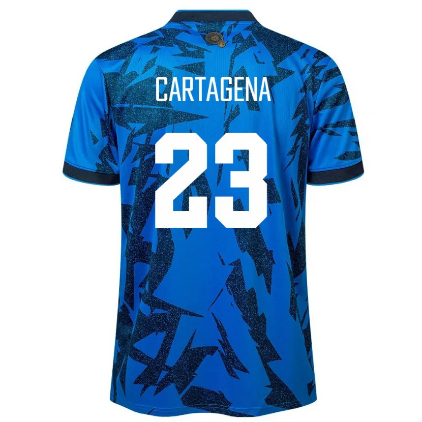 Danxen Kid El Salvador Melvin Cartagena #23 Blue Home Jersey 24-26 T-Shirt