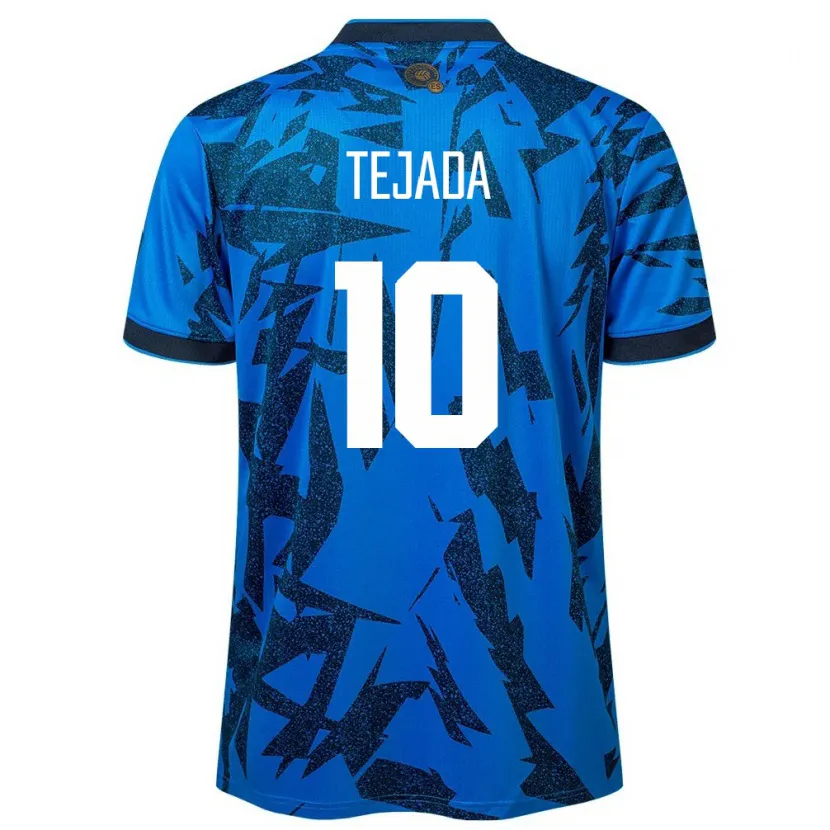 Danxen Kid El Salvador Rafael Tejada #10 Blue Home Jersey 24-26 T-Shirt