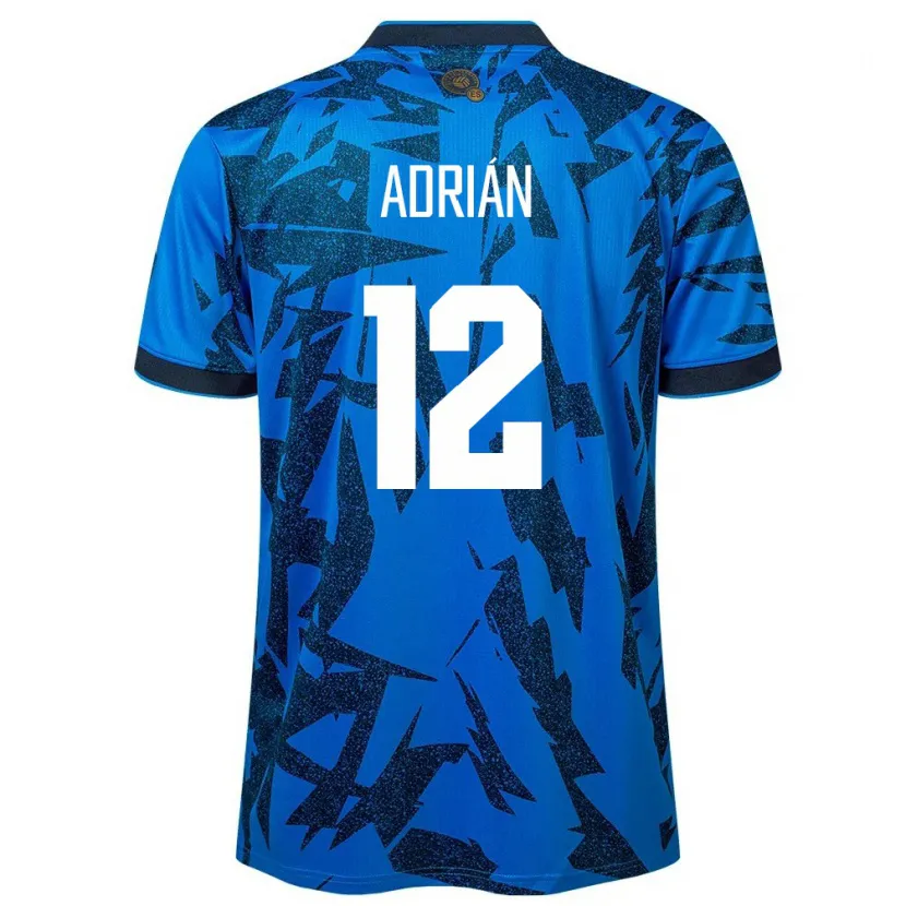 Danxen Kid El Salvador Adrián Aguilar #12 Blue Home Jersey 24-26 T-Shirt