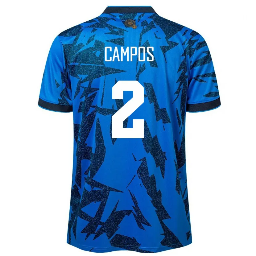 Danxen Kid El Salvador Adonis Campos #2 Blue Home Jersey 24-26 T-Shirt