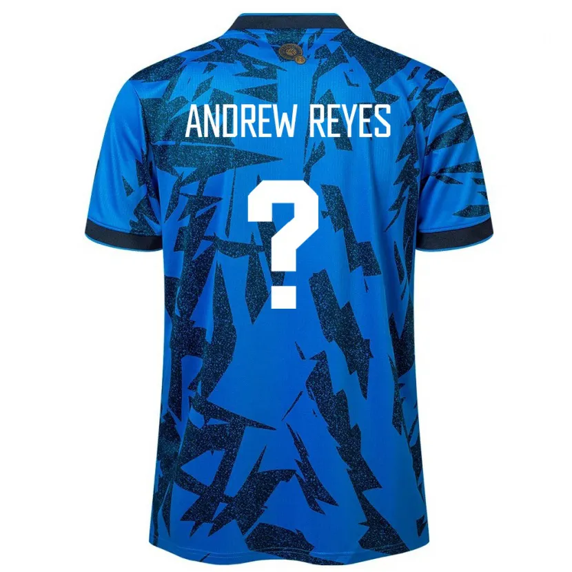 Danxen Kid El Salvador Andrew Reyes #0 Blue Home Jersey 24-26 T-Shirt