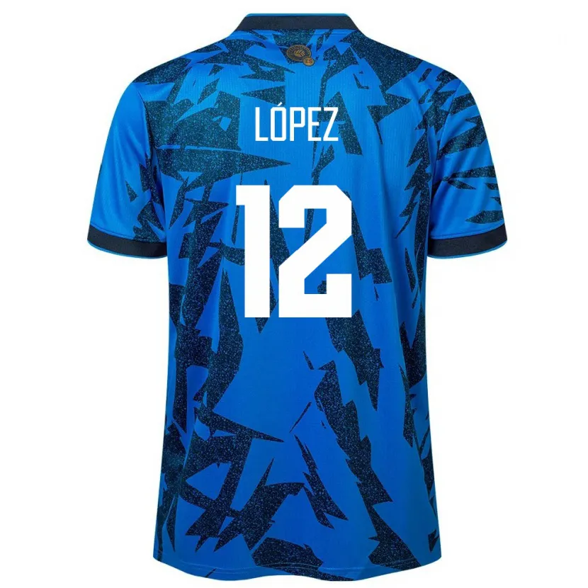 Danxen Kid El Salvador Abigaíl López #12 Blue Home Jersey 24-26 T-Shirt