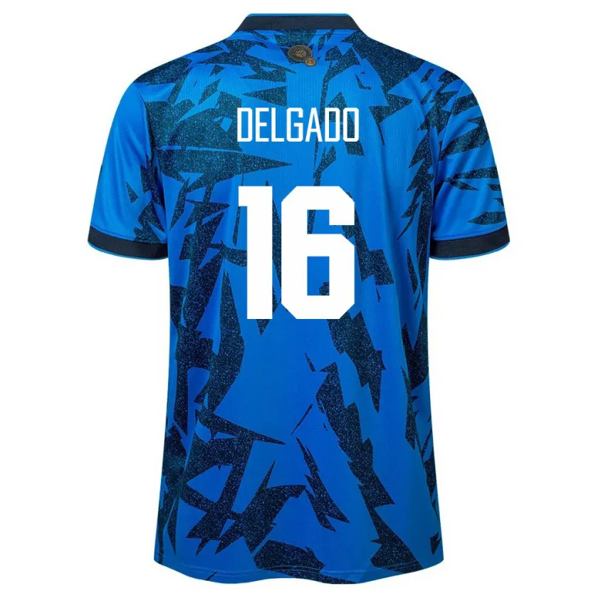 Danxen Kid El Salvador Vasthy Delgado #16 Blue Home Jersey 24-26 T-Shirt