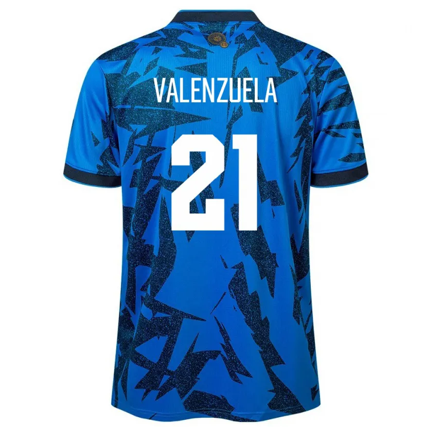 Danxen Kid El Salvador Ana Valenzuela #21 Blue Home Jersey 24-26 T-Shirt