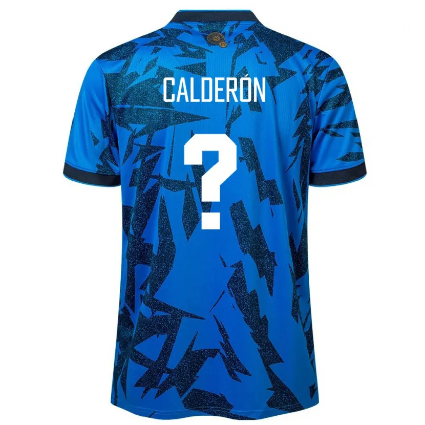 Danxen Kid El Salvador Paola Calderón #0 Blue Home Jersey 24-26 T-Shirt