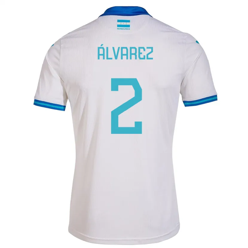 Danxen Kid Honduras Kevin Álvarez #2 White Home Jersey 24-26 T-Shirt