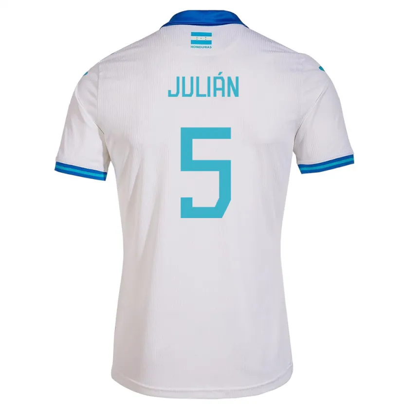 Danxen Kid Honduras Julián Martínez #5 White Home Jersey 24-26 T-Shirt