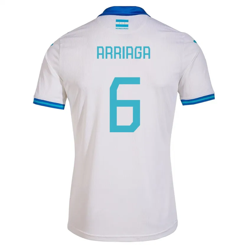 Danxen Kid Honduras Javier Arriaga #6 White Home Jersey 24-26 T-Shirt