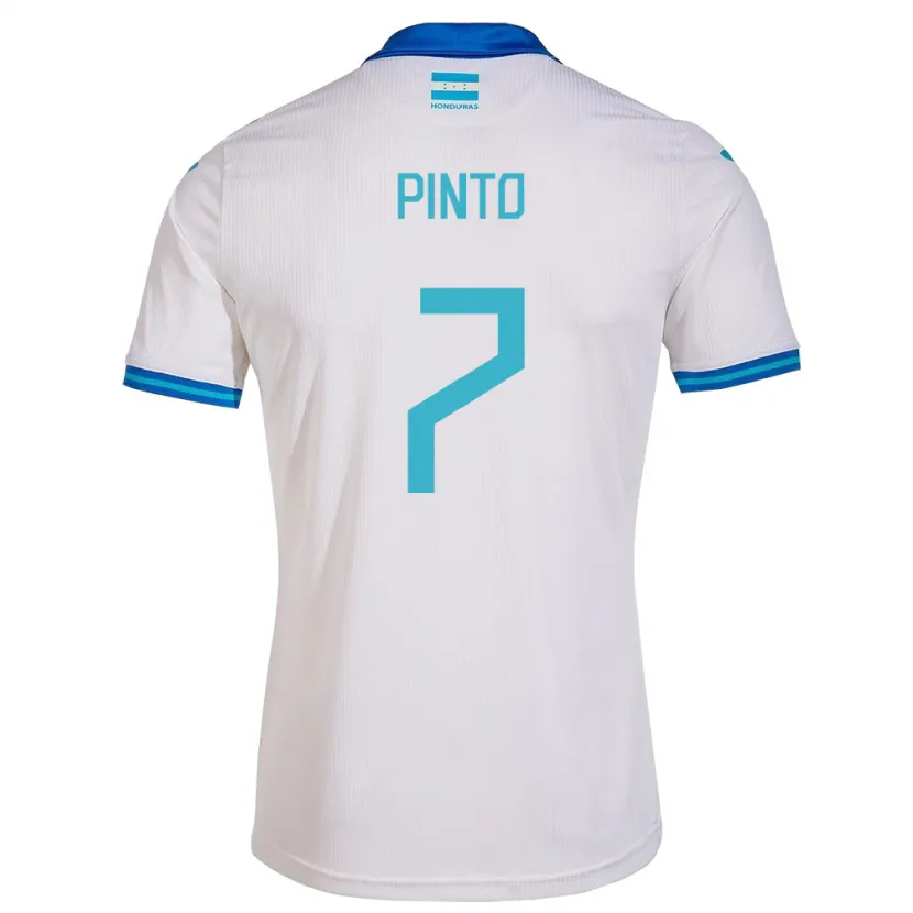 Danxen Kid Honduras José Pinto #7 White Home Jersey 24-26 T-Shirt