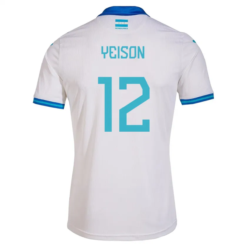 Danxen Kid Honduras Yeison Mejía #12 White Home Jersey 24-26 T-Shirt