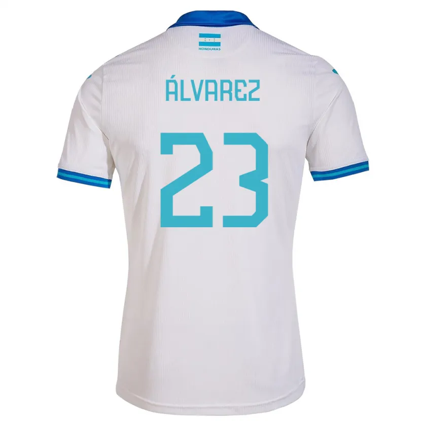 Danxen Kid Honduras Jorge Álvarez #23 White Home Jersey 24-26 T-Shirt