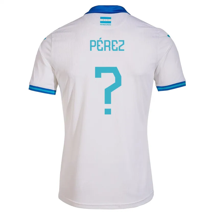 Danxen Kid Honduras Stedman Pérez #0 White Home Jersey 24-26 T-Shirt