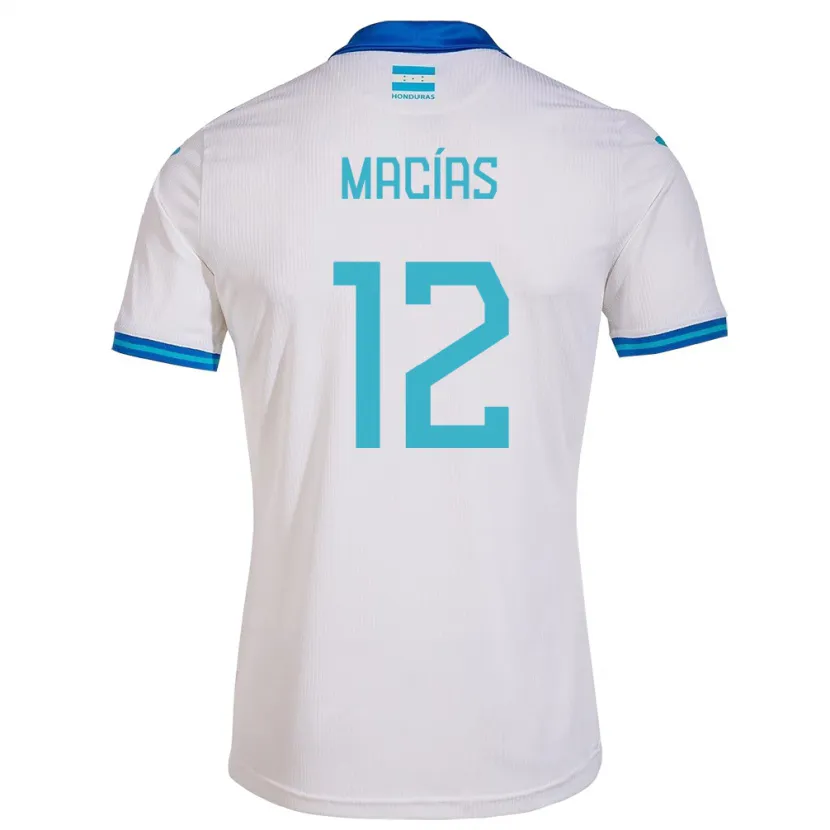 Danxen Kid Honduras Owen Macías #12 White Home Jersey 24-26 T-Shirt