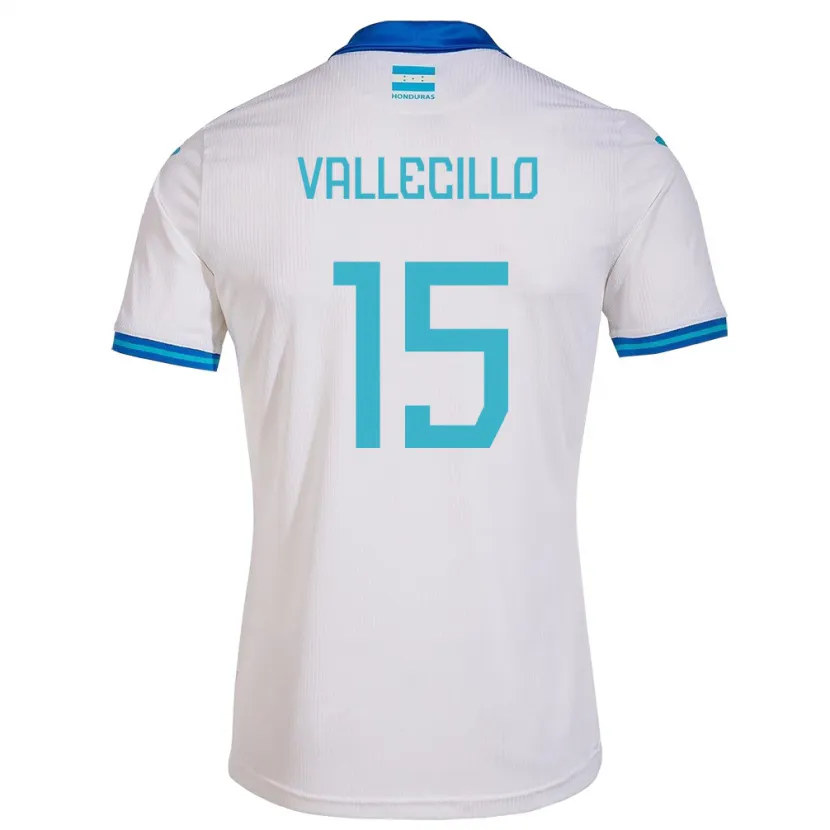 Danxen Kid Honduras Eric Vallecillo #15 White Home Jersey 24-26 T-Shirt