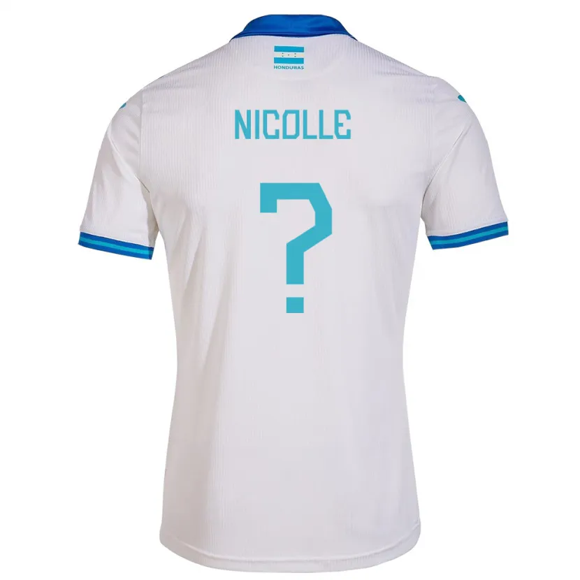 Danxen Kid Honduras Nicolle García #0 White Home Jersey 24-26 T-Shirt