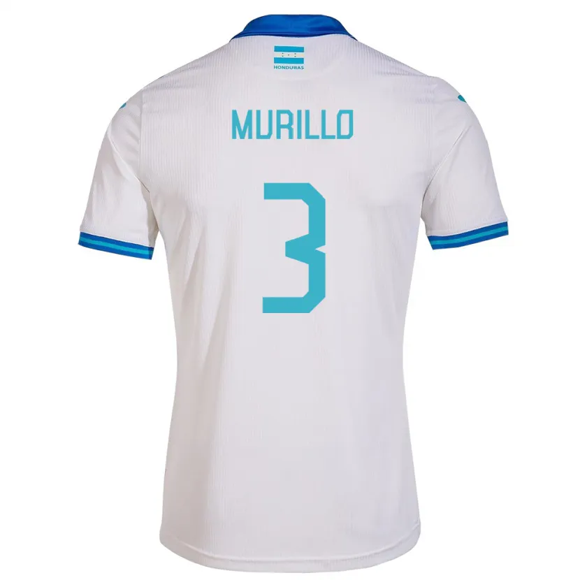 Danxen Kid Honduras Bárbara Murillo #3 White Home Jersey 24-26 T-Shirt